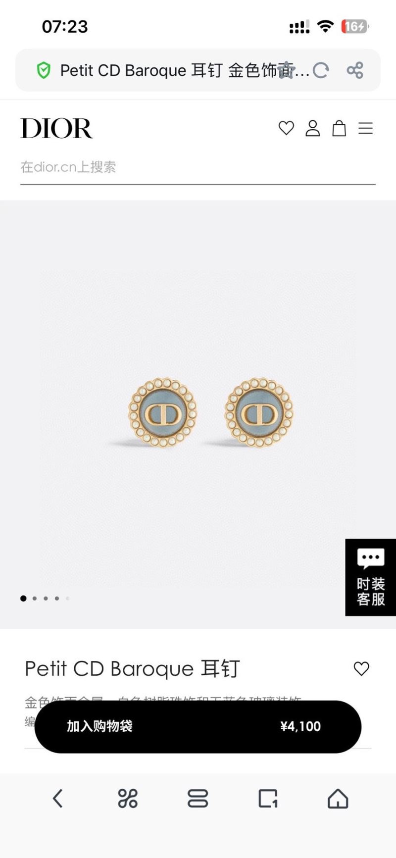 Christian Dior Earrings